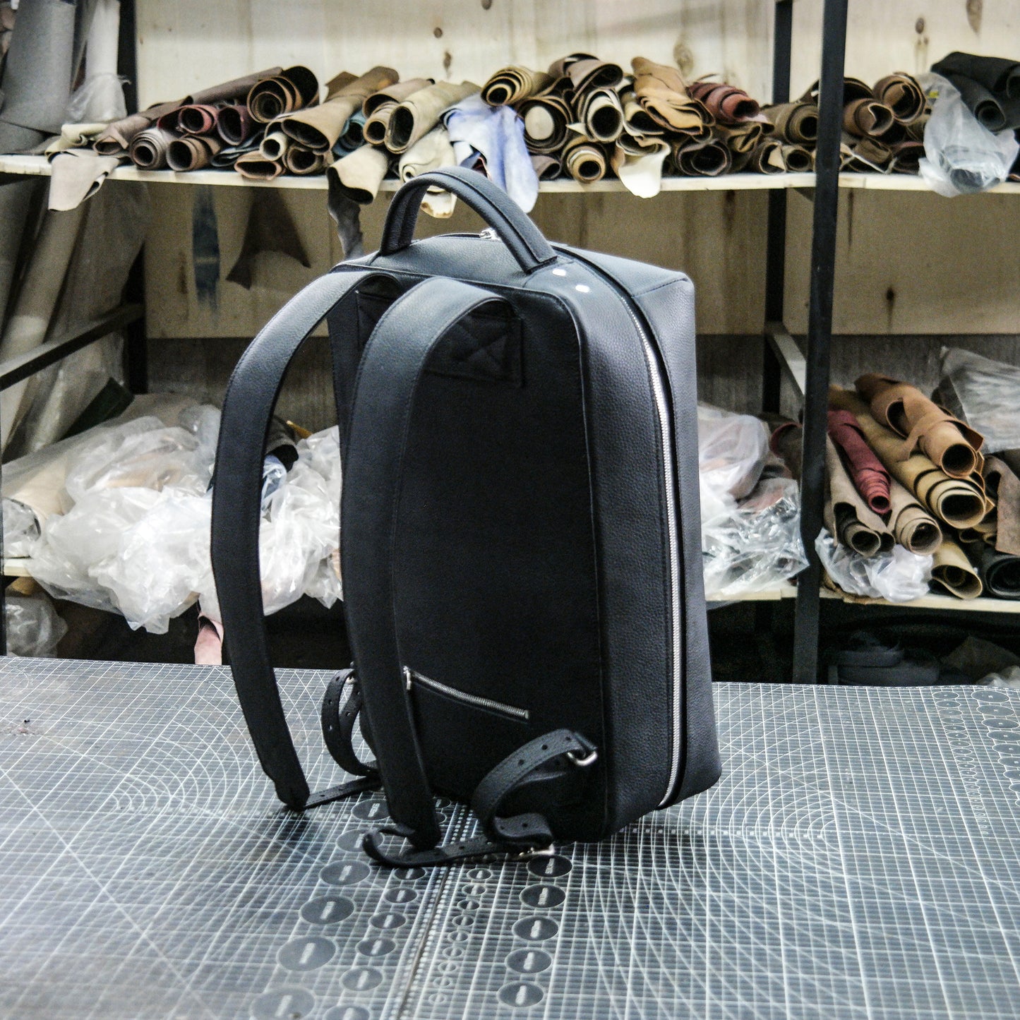 【PDF Pattern】Cowhide leather backpack pattern/knapsack pattern