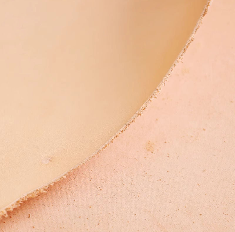 Handmade leather, genuine top layer cowhide leather, vegetable tanned leather