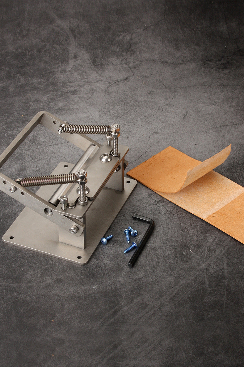 Leather Splitting Machine - Leather Craft Thinning tool - Smooth Skiving Knife vegetable tanned leather peeler - Stainless steel