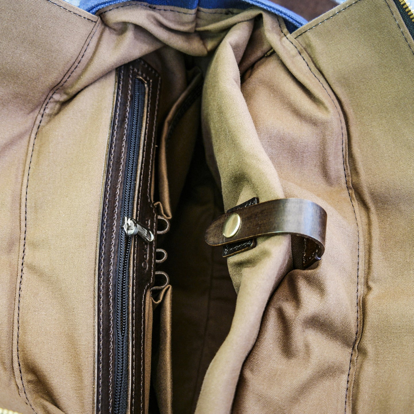 【PDF Pattern】deep blue oil wax canvas tote bag/single shoulder crossbody bag/Tote bag pattern