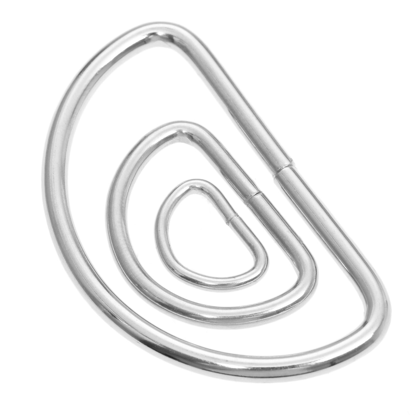 20pcs/lot Metal D Ring Buckle Hand Bag Purse Strap Belt Dog Collar Chain Clasp DIY Needlework Heavy Duty Strong Thickness