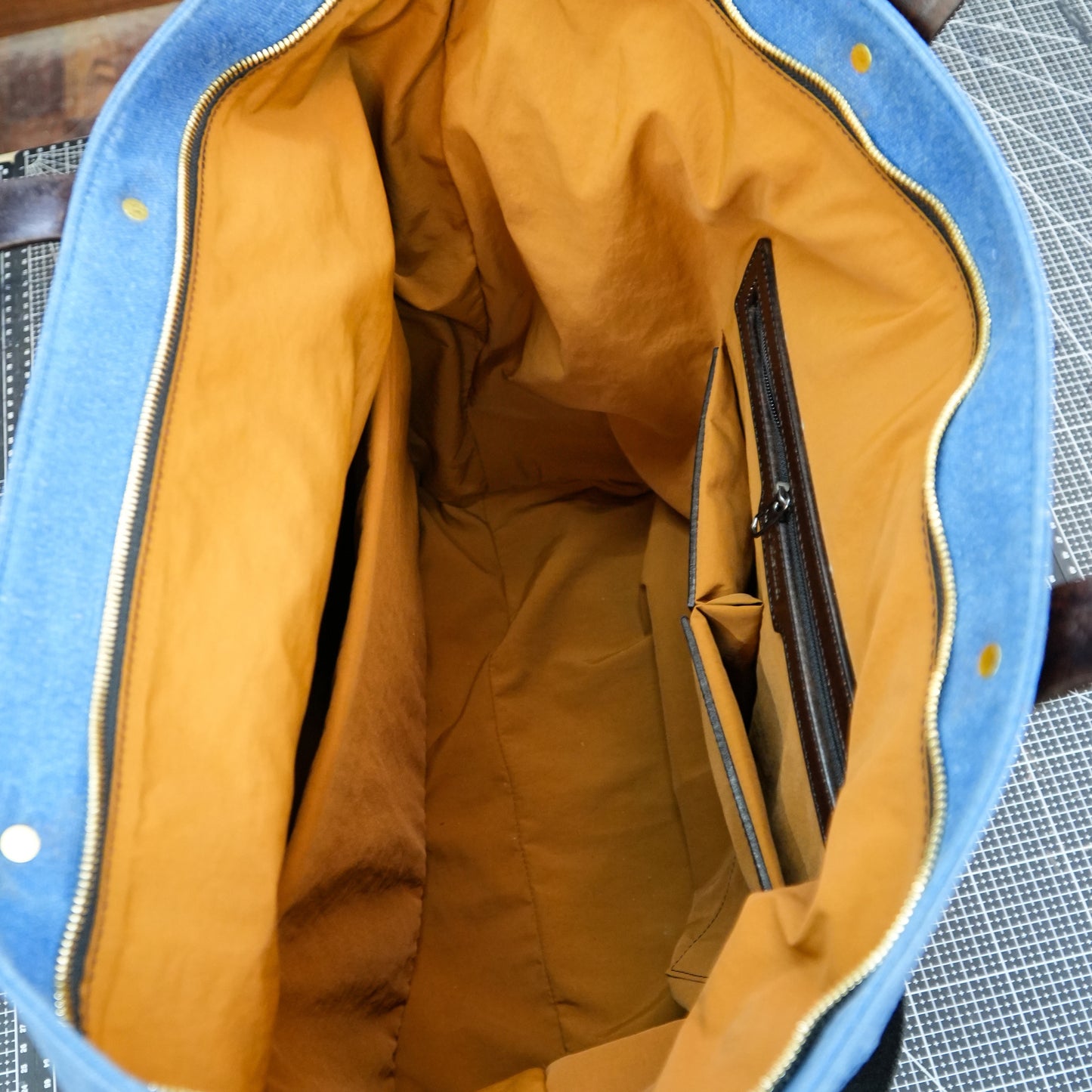 Hand waxed canvas handbag/shoulder crossbody bag/canvas tote bag