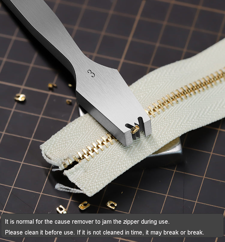 Zipper tooth remover, leather tooth extractor, zipper tooth tool, pliers tooth extractor, 3#/5#