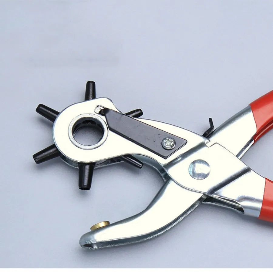 Leather Hole Punch Leather Tools Multifunctional Ordinary Carbon Steel Belt Puncher Hole Punch Punching Tool Belt Hole Puncher