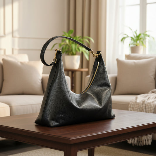 Ladies' cowhide single shoulder handbag pattern