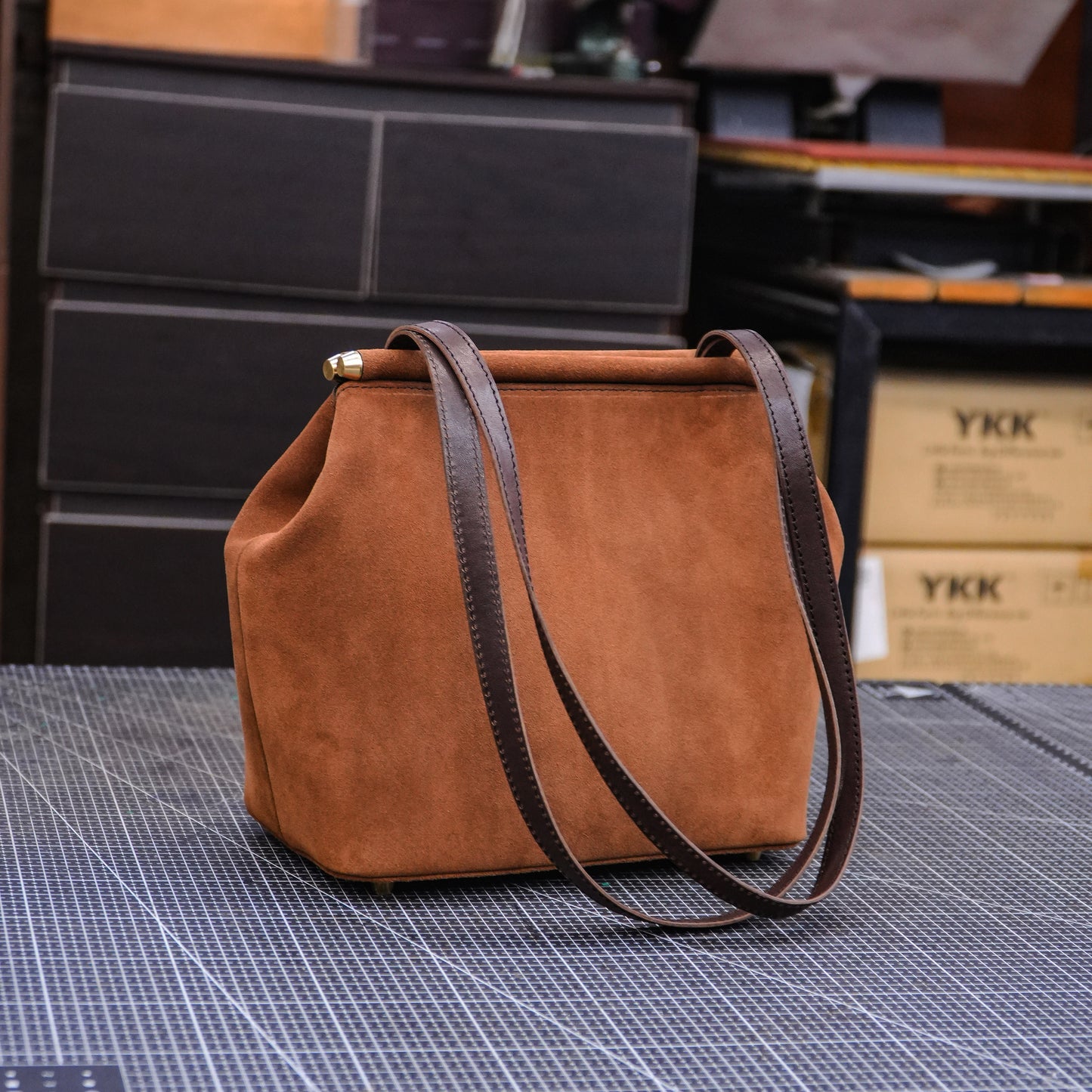 Anti suede women's shoulder handbag NV-2#