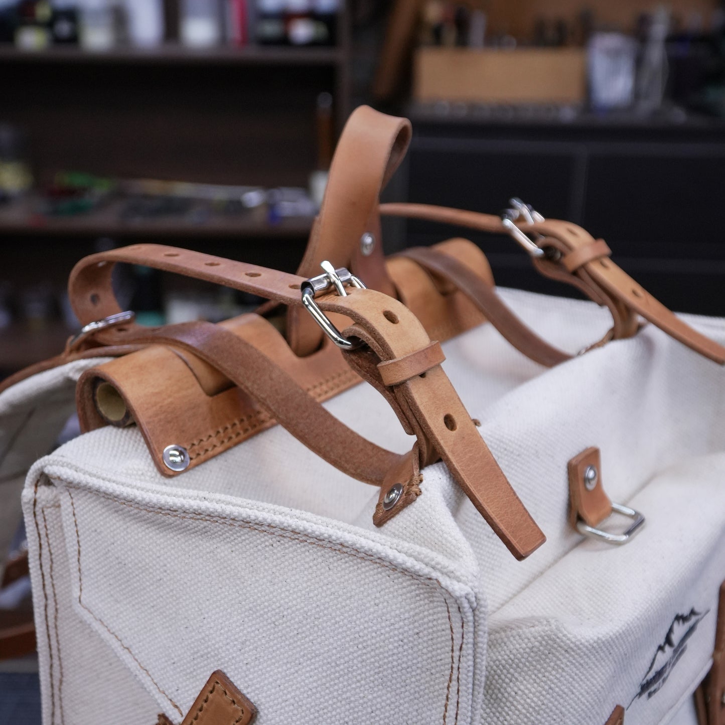 【Physical Pattern】 Wax Canvas Backpack - leather backpack pattern,canvas backpack pattern,&nbsp;backpack pattern