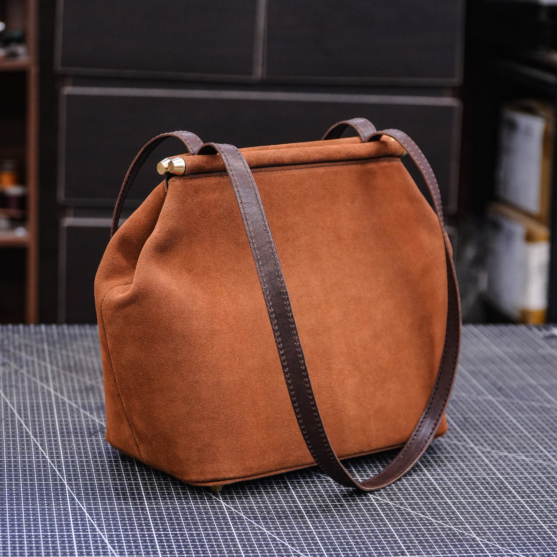 Anti suede women's shoulder handbag NV-2#