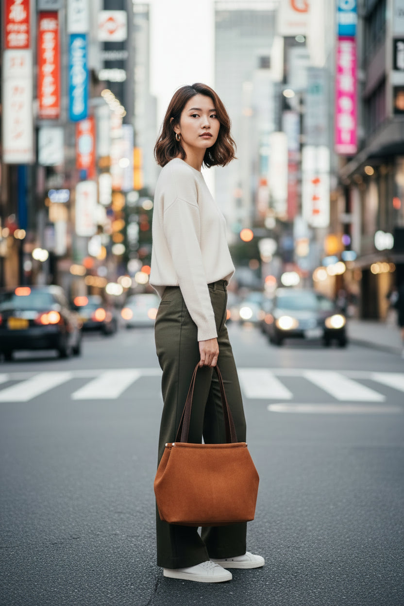 Anti suede women's shoulder handbag NV-2#