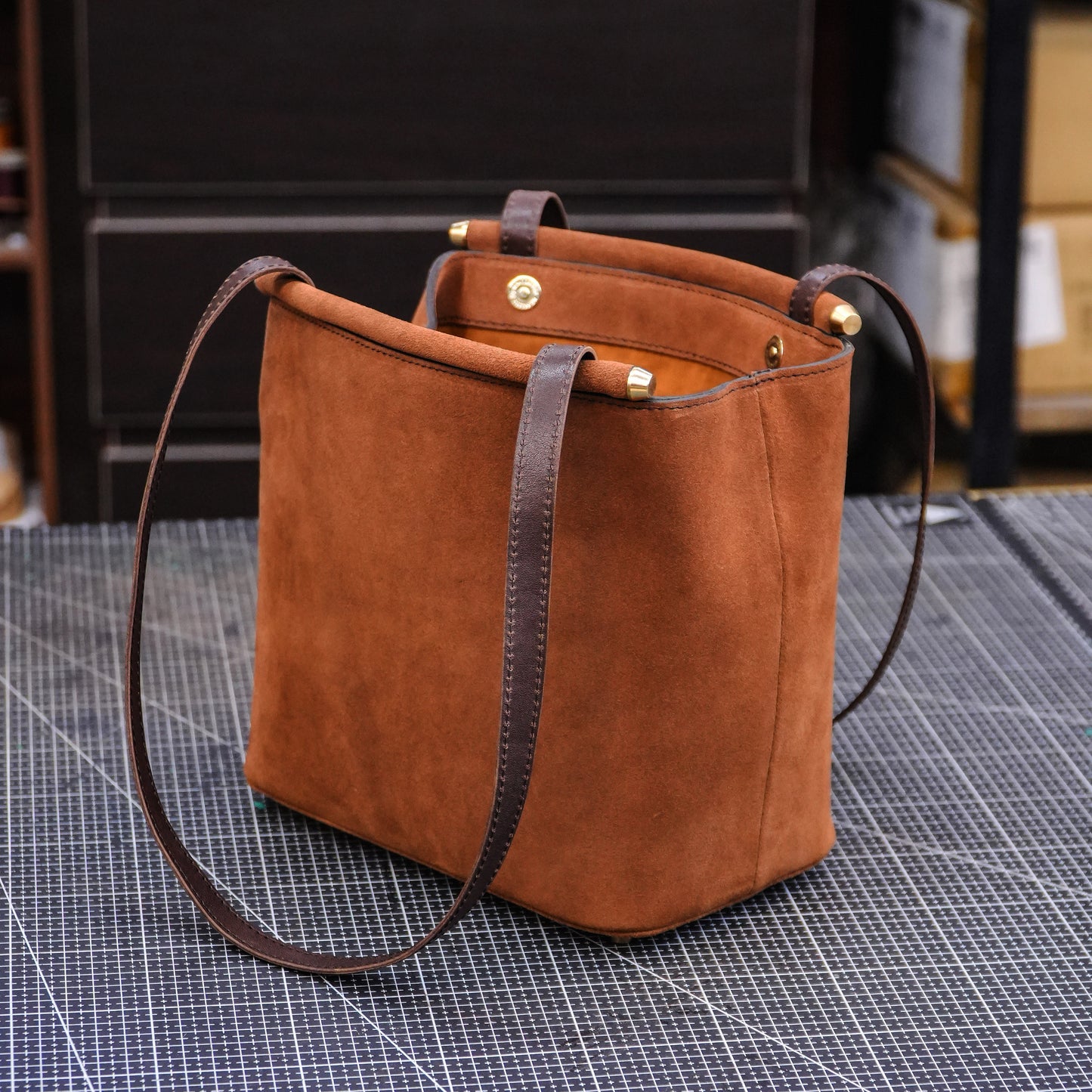 Anti suede women's shoulder handbag NV-2#
