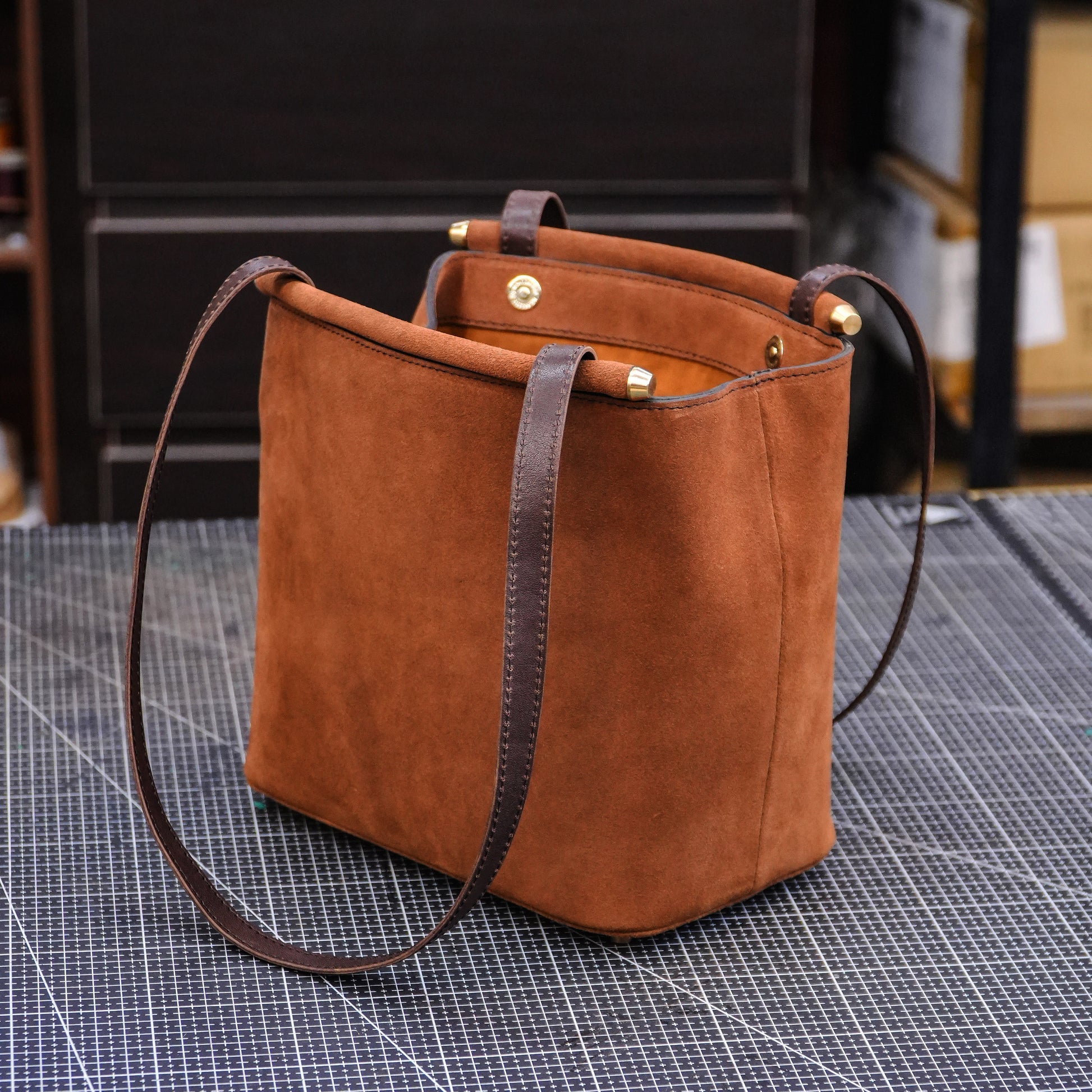 Anti suede women's shoulder handbag NV-2#
