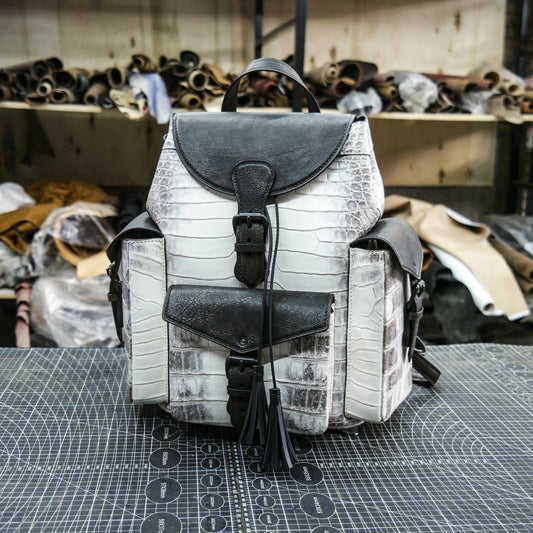 【PDF Pattern】 Himalayan crocodile leather backpack pattern/knapsack pattern