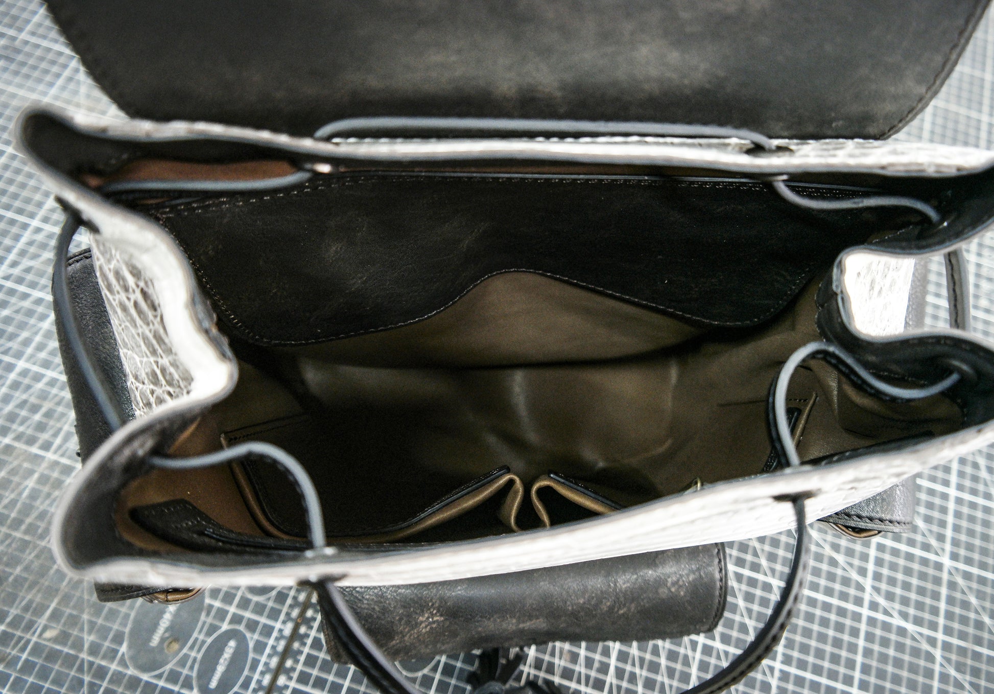 【PDF Pattern】 Himalayan crocodile leather backpack pattern/knapsack pattern