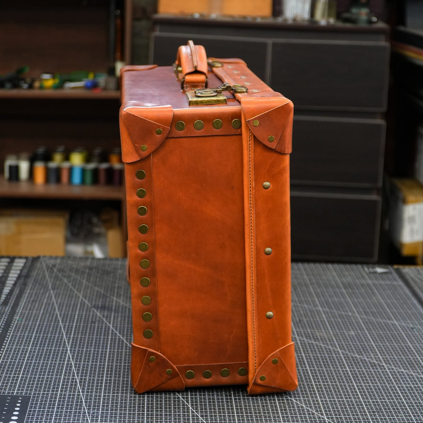 【Suitcase Pattern】 Cowhide solid wood suitcase pattern Box pattern /Handheld suitcase Pattern/Luggage suitcase&nbsp;Pattern/travel &nbsp;suitcase pattern
