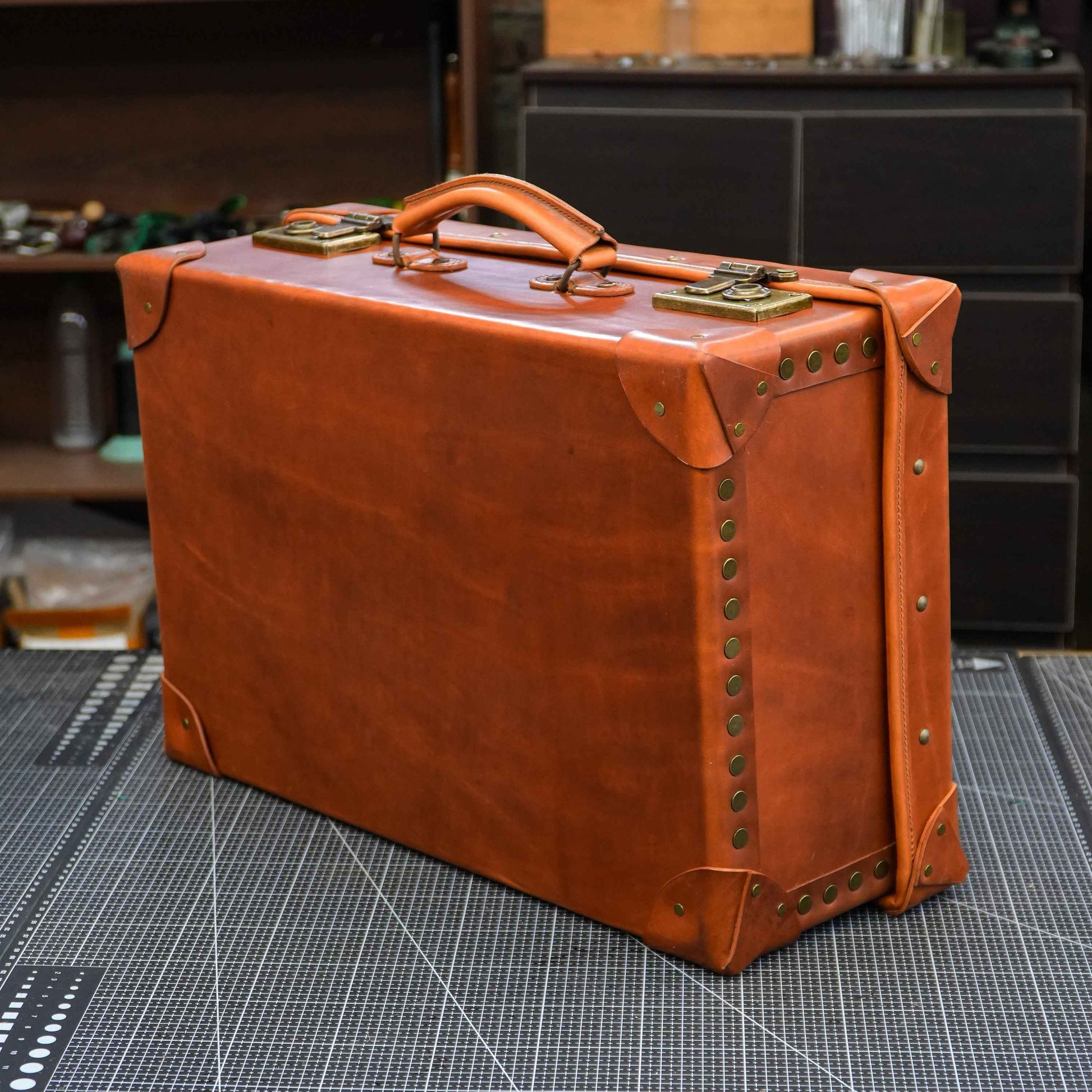 【Suitcase Pattern】 Cowhide solid wood suitcase pattern Box pattern /Handheld suitcase Pattern/Luggage Suitcase Pattern/travel suitcase pattern
