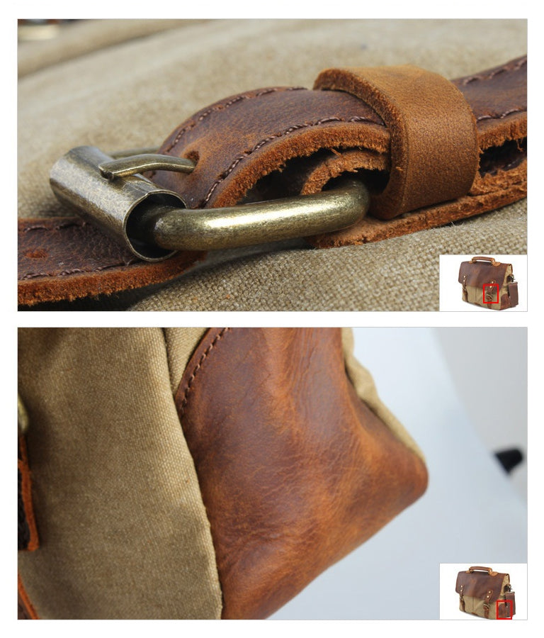 【PDF Pattern】Leather messenger bag pattern/Leather Canvas Bag pattern
