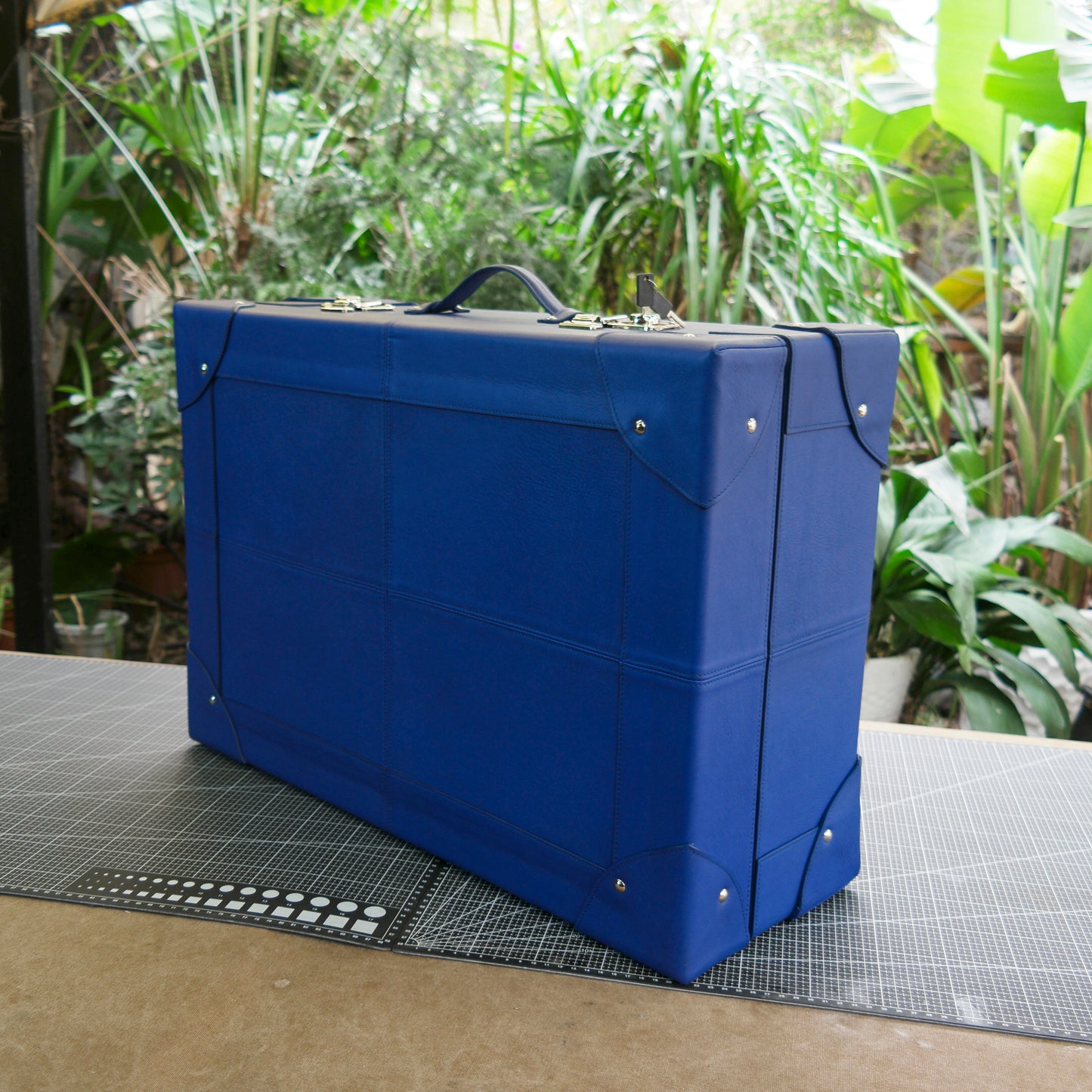 【PDF Pattern】 Cowhide solid wood suitcase pattern/Box pattern