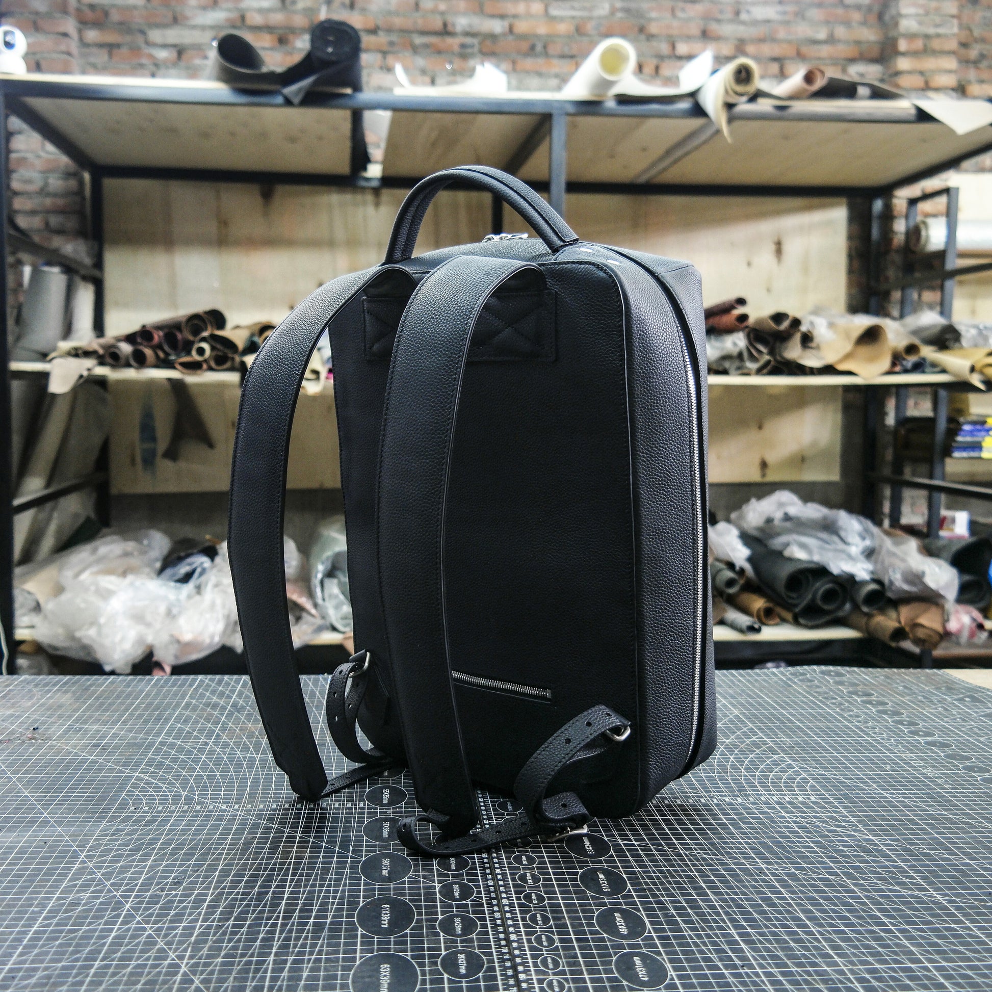 【PDF Pattern】Cowhide leather backpack pattern/knapsack pattern