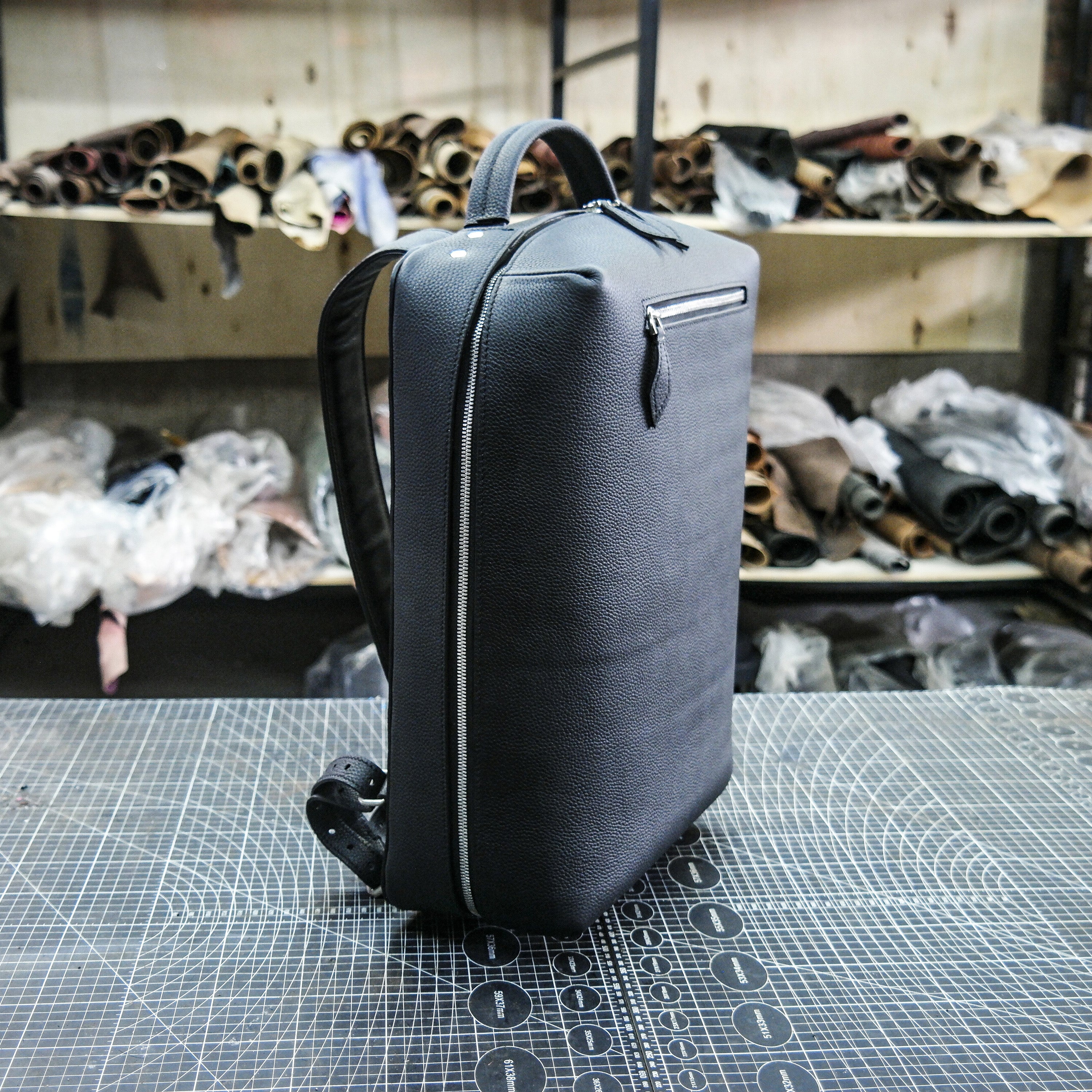 Cowhide Leather Backpack & Knapsack Leathercraft Pattern BP02