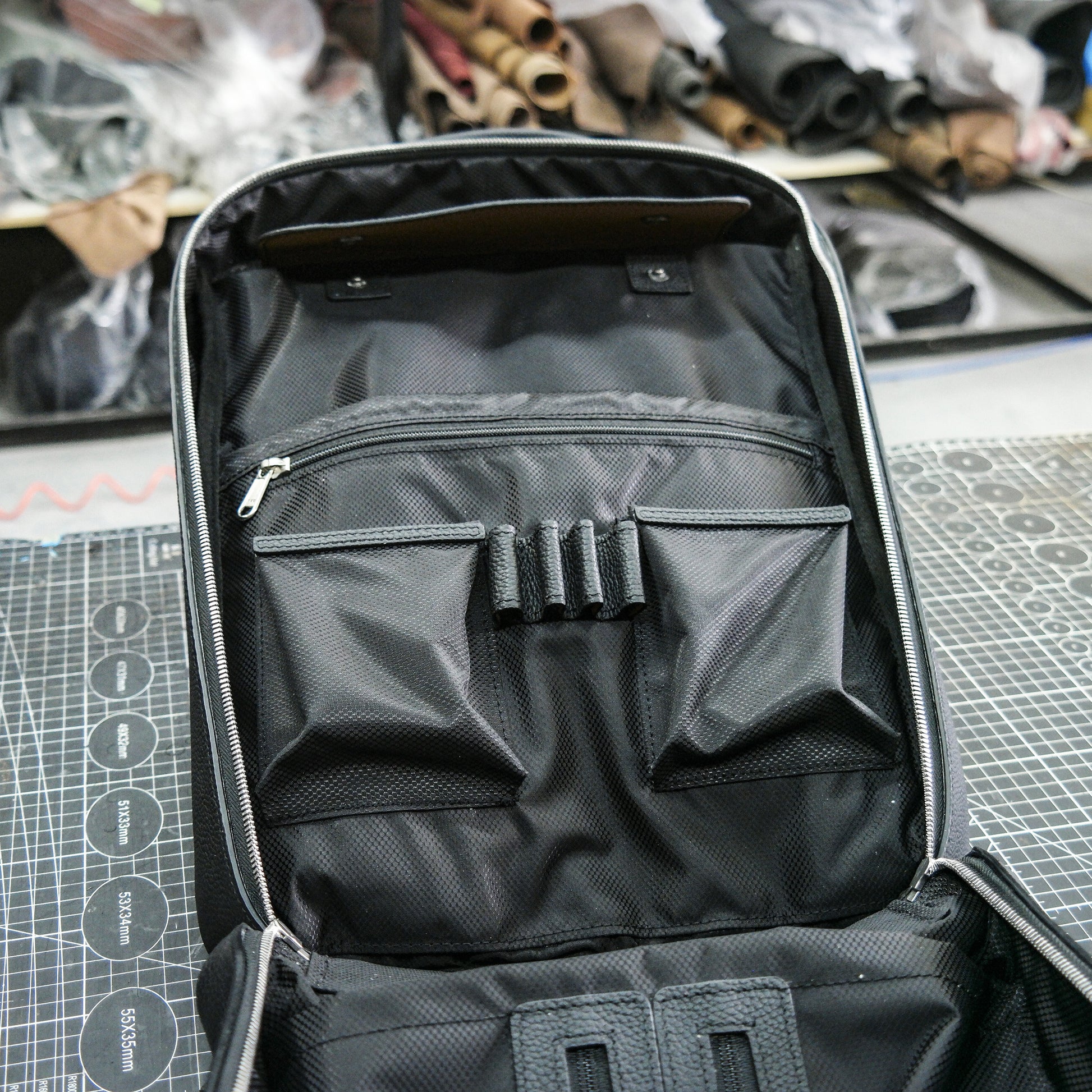 【PDF Pattern】Cowhide leather backpack pattern/knapsack pattern