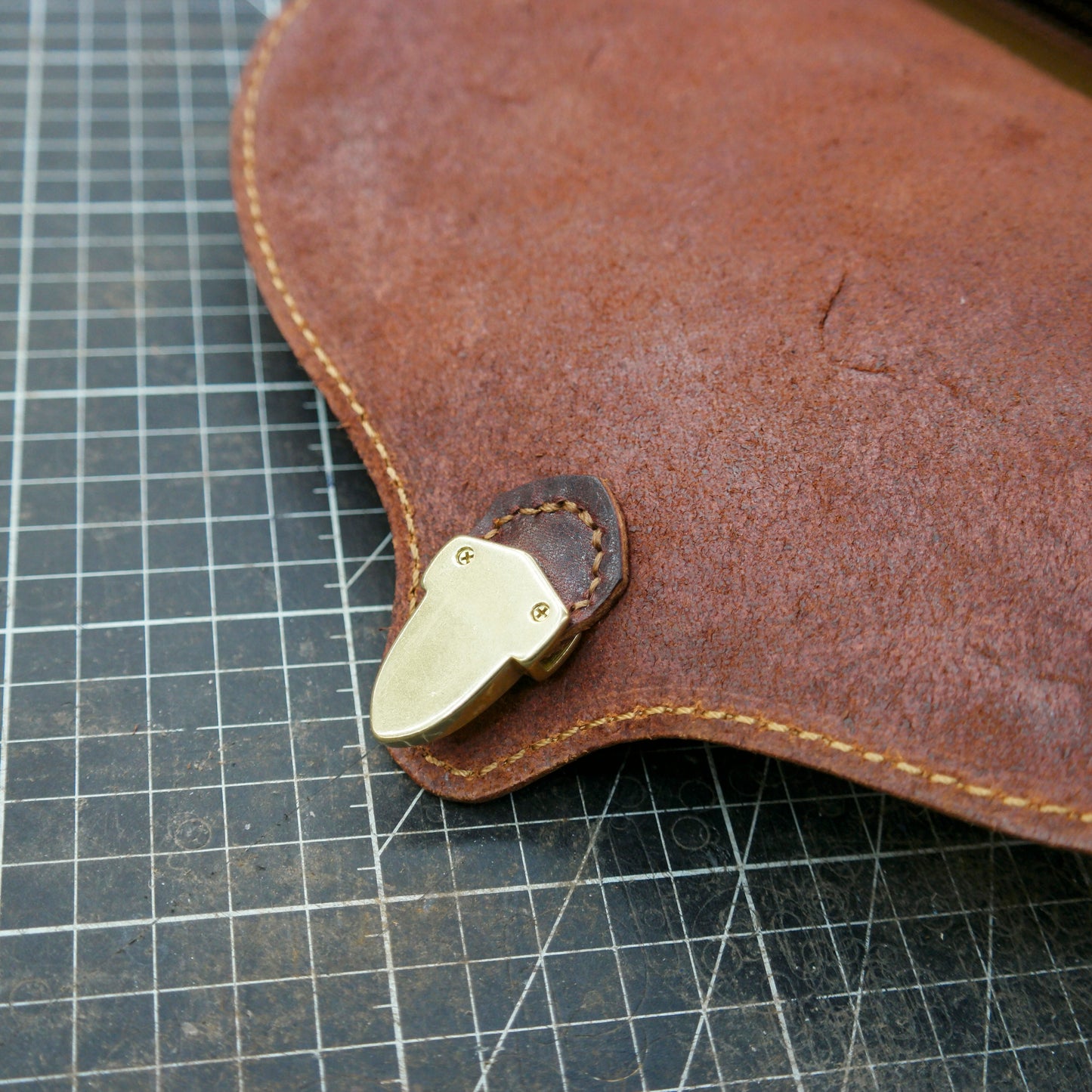 【PDF Pattern】Vintage leather handbag with single shoulder crossbody bag pattern SG-140#