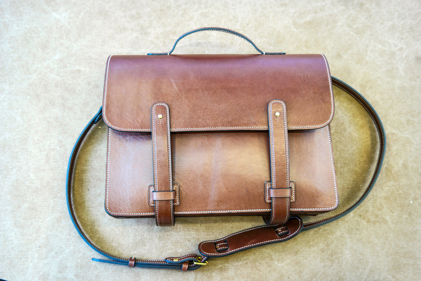 【PDF Pattern】Leather messenger bag pattern: Vintage Crossbody Messenger Bag Satchel Purse Handbag Briefcase for Women & men