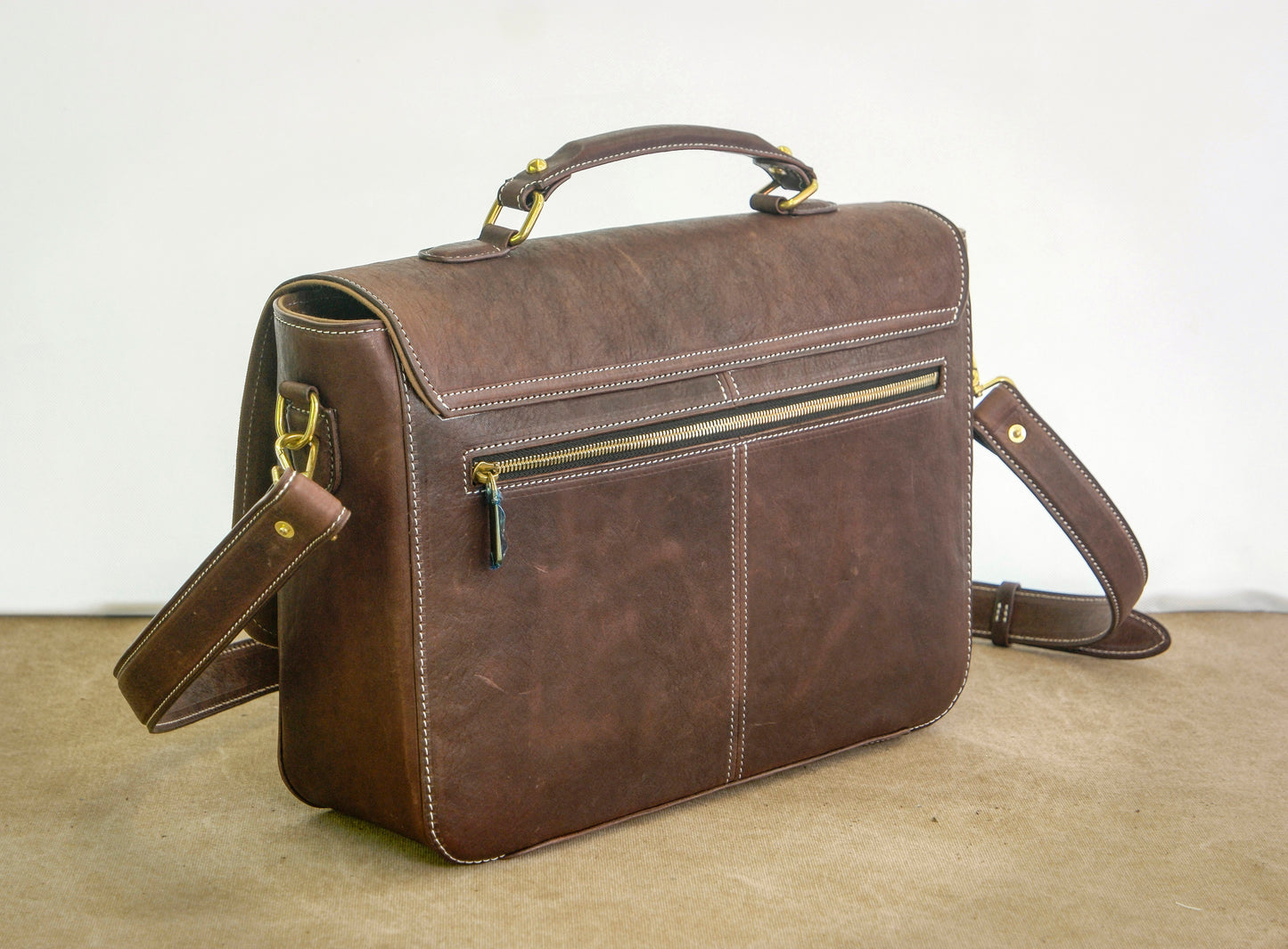 Vintage messenger bag made of Horse leather,Leather Briefcase, Laptop bag, Leather Handbag,Best messenger bag, Computer Bag,