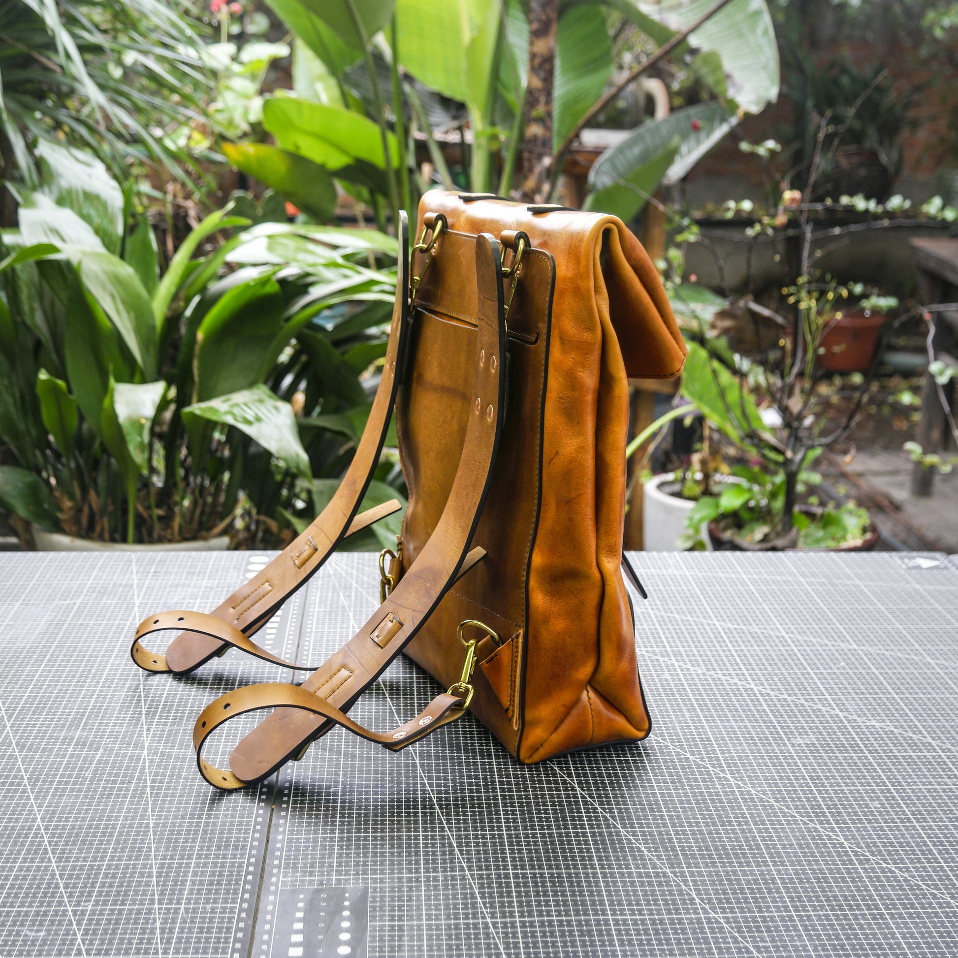 【PDF Pattern】 Vegetable tanned leather backpack Backpack Pattern PDF Pattern Bag PDF Pattern