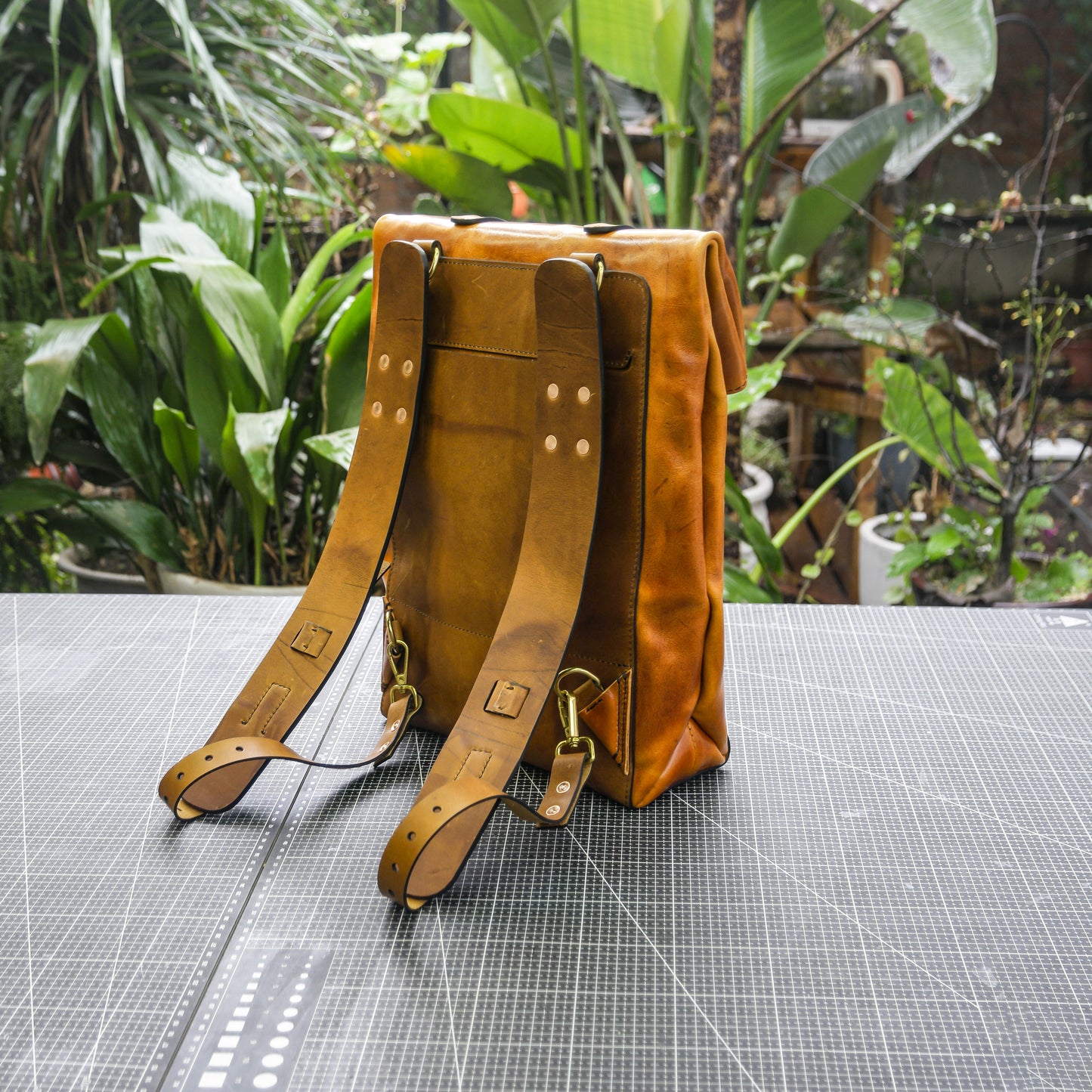 【PDF Pattern】 Vegetable tanned leather backpack Backpack Pattern PDF Pattern Bag PDF Pattern