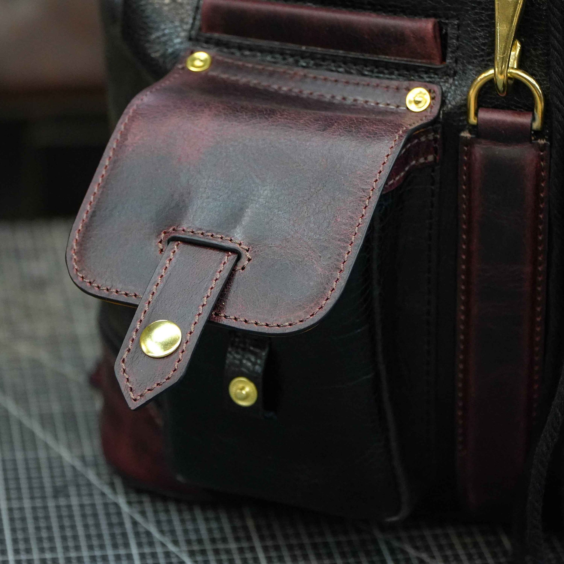 【 Backpack Pattern】  Vintage cowhide handmade backpack pattern/knapsack pattern SG-152#