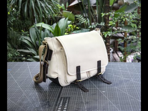 【PDF Pattern】 Canvas shoulder bag Pattern/Crossbody bag Pattern/Messenger Bag Pattern