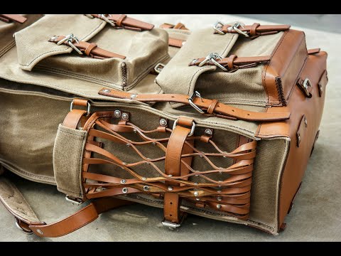backpack pattern leather Physical Pattern】Leather backpack pattern-Vintage Backpack Pattern |