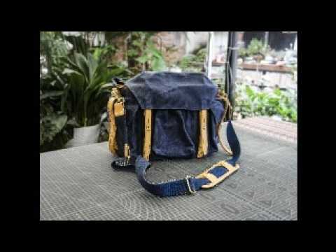 【PDF Pattern】Deep blue shoulder bag pattern/crossbody bag pattern/camera bag pattern/messenger bag pattern