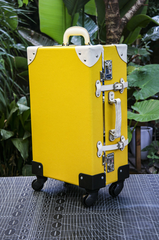 【PDF Pattern】 Trolley suitcase with tugboat/solid wood leather suitcase Pattern