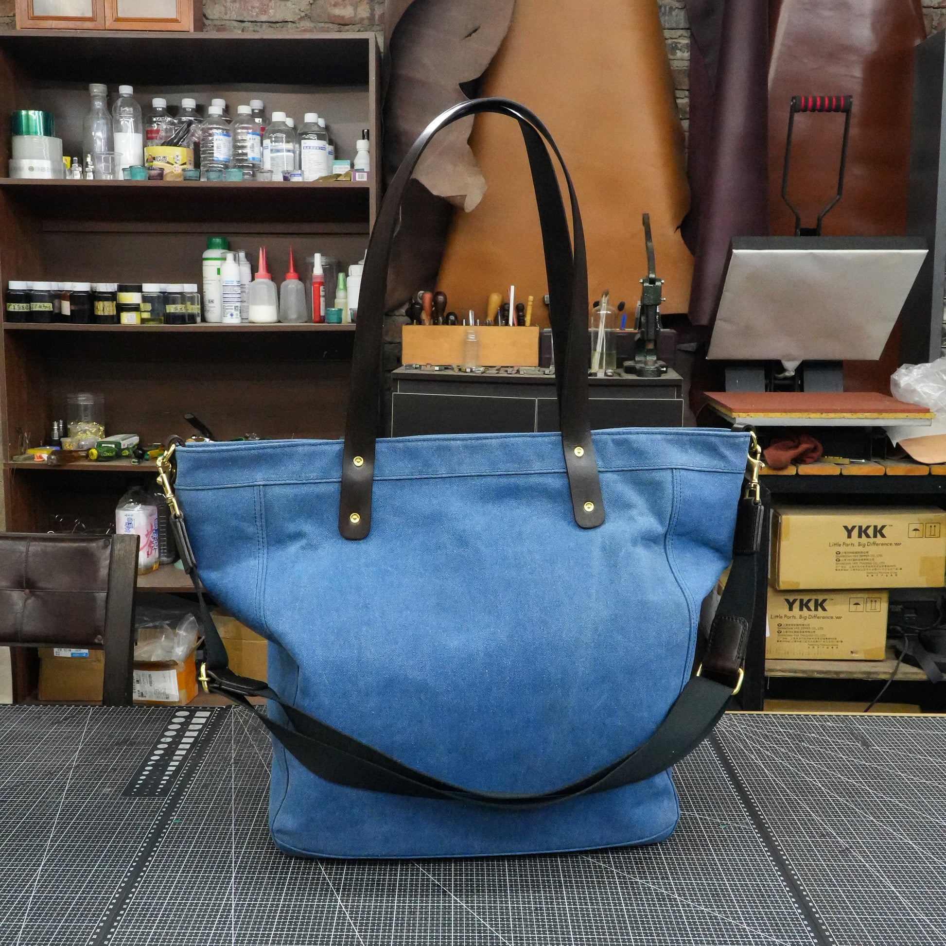 【PDF Pattern】Hand waxed tote canvas handbag/shoulder crossbody bag/tote bag pattern