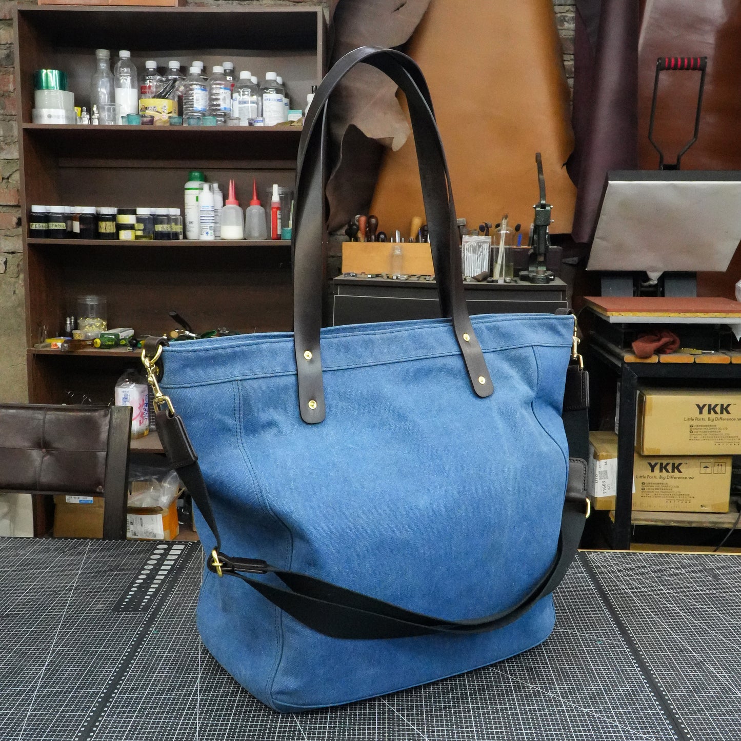 【PDF Pattern】Hand waxed tote canvas handbag/shoulder crossbody bag/tote bag pattern