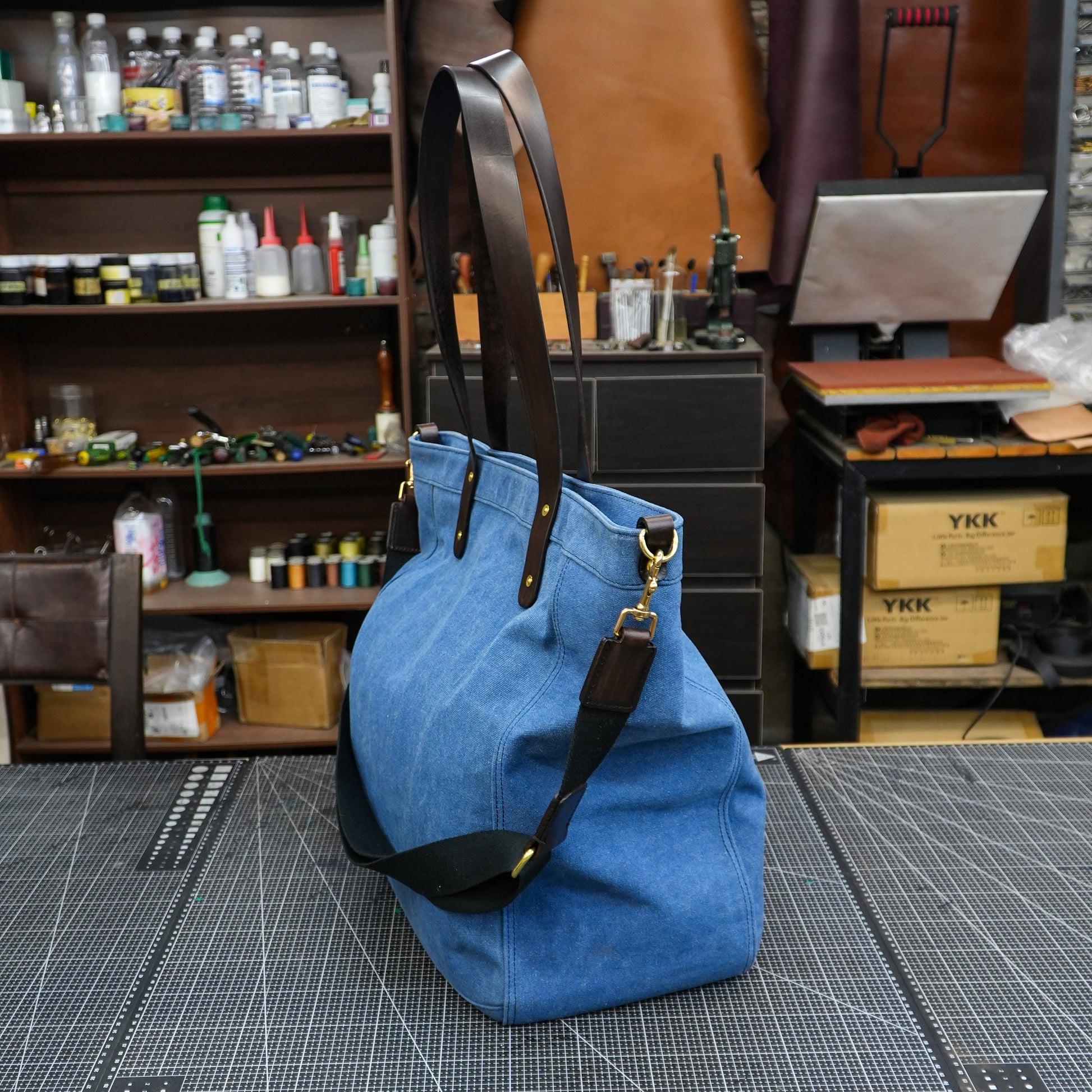 【PDF Pattern】Hand waxed tote canvas handbag/shoulder crossbody bag/tote bag pattern