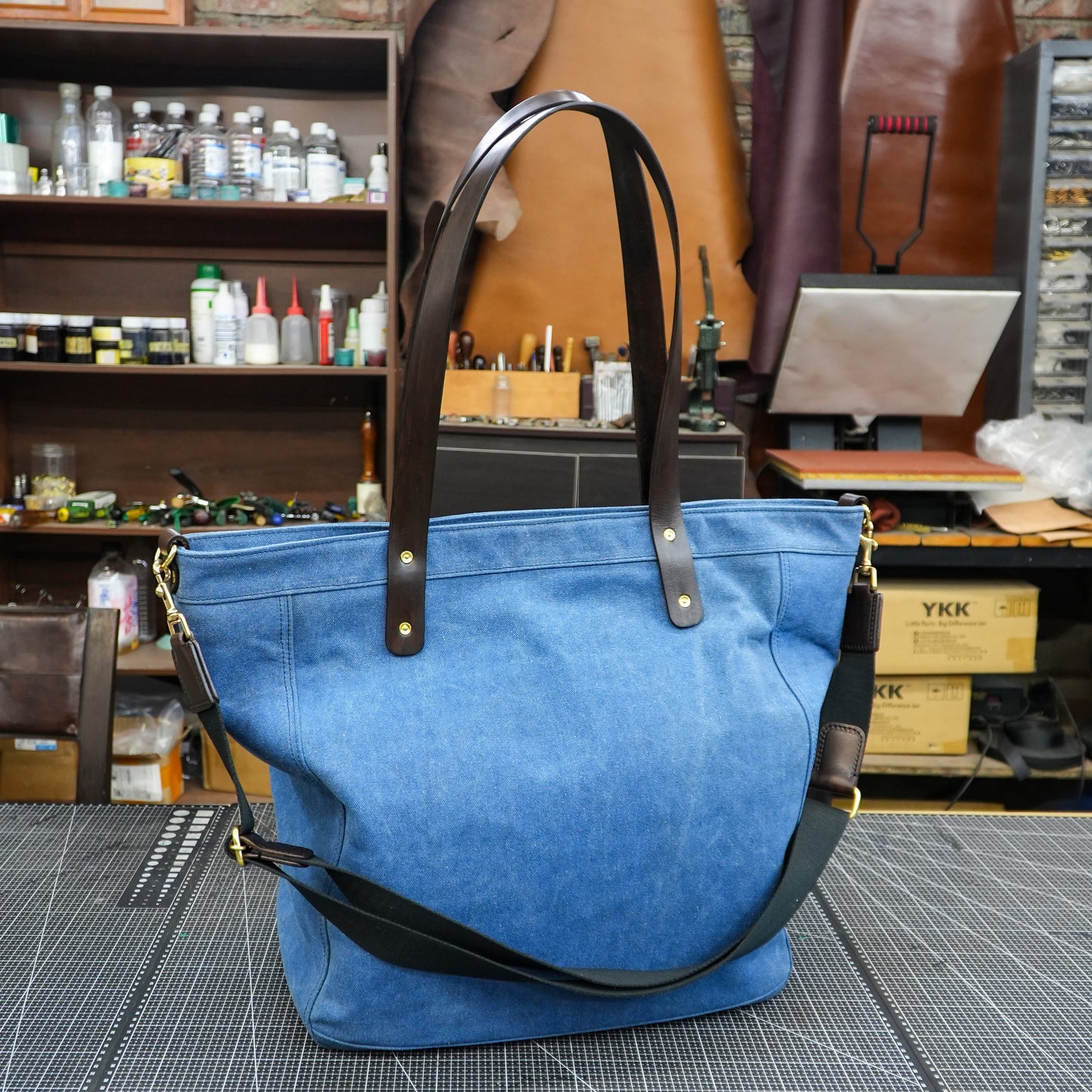 【PDF Pattern】Hand waxed tote canvas handbag/shoulder crossbody bag/tote bag pattern
