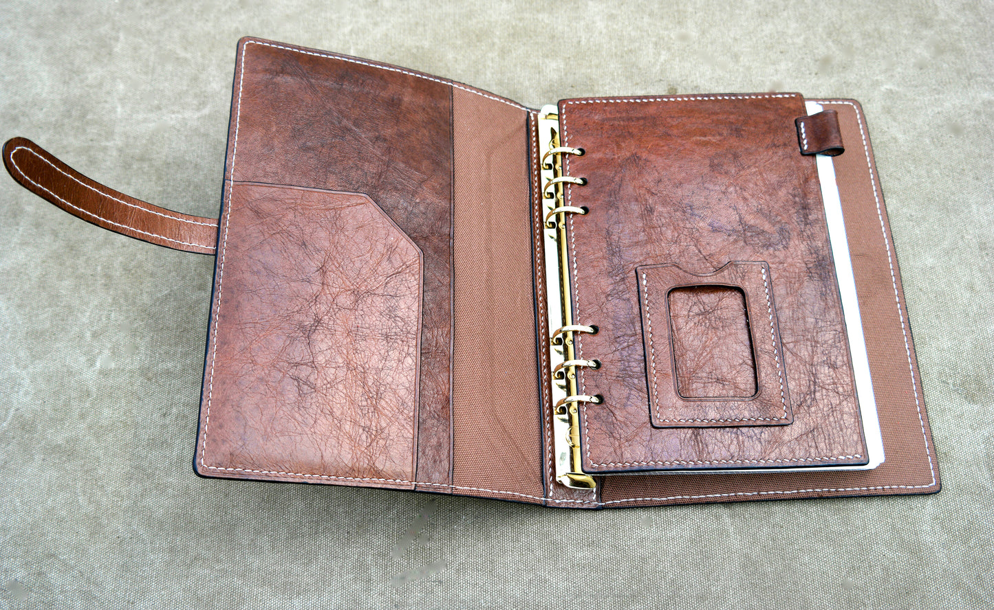 [Bag Pattren] Leather hand account book,Leather gift