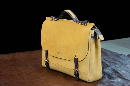 【Bag Pattern】Making a Postman's Bag, leather schoolbag or messenger bag