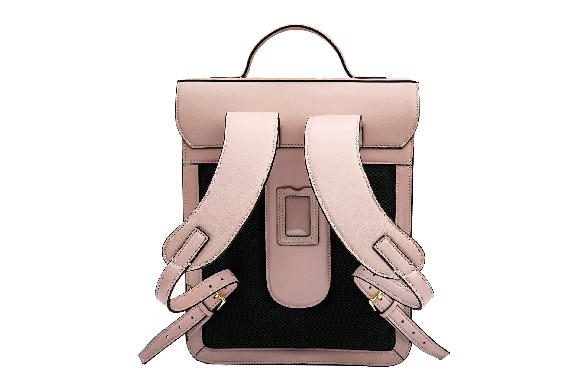 Pink sheepskin backpack,Classic Leather Backpack,knapsack