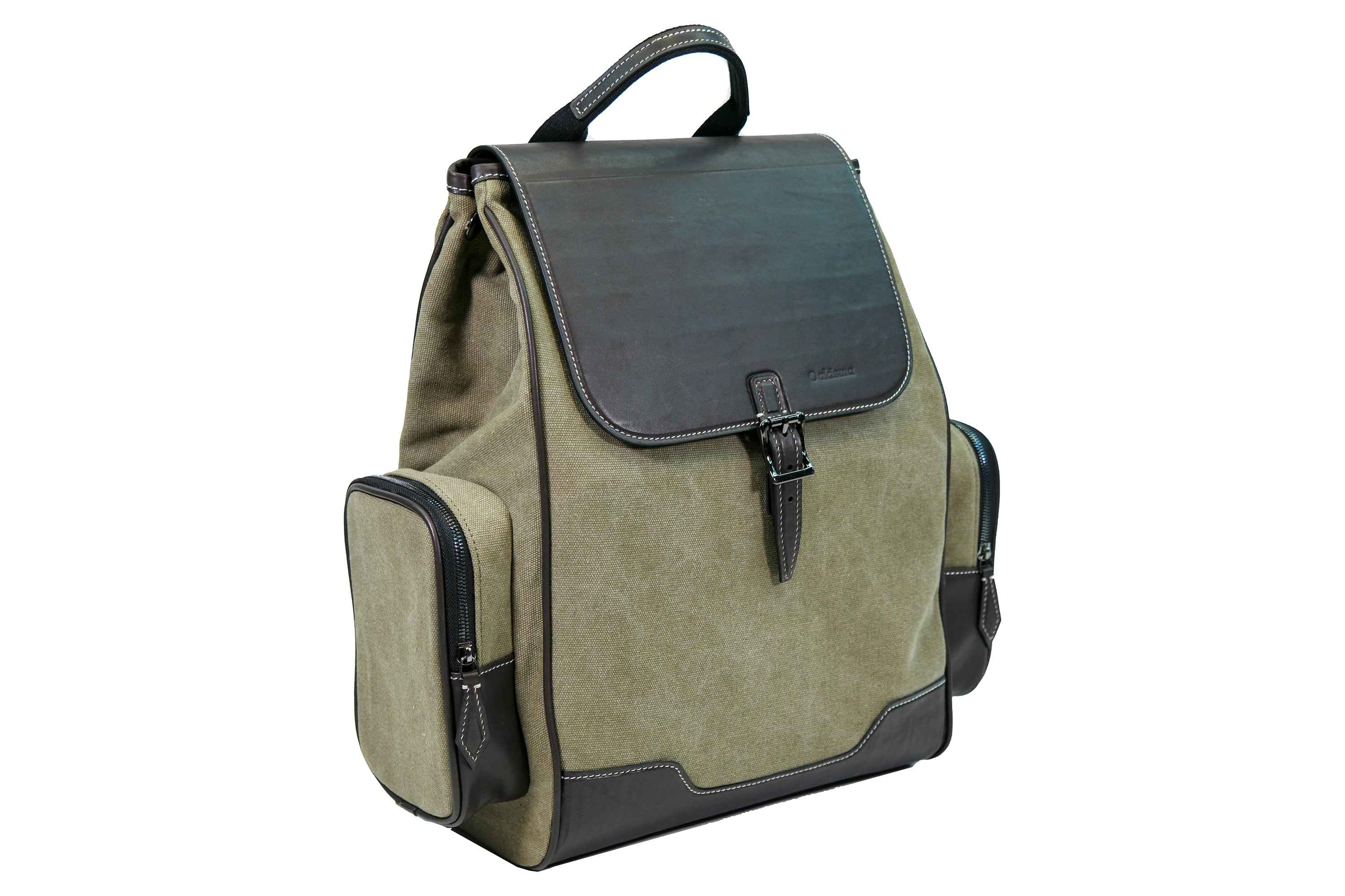 Canvas backpack, leather backpack, women's backpack, men's backpack,ba