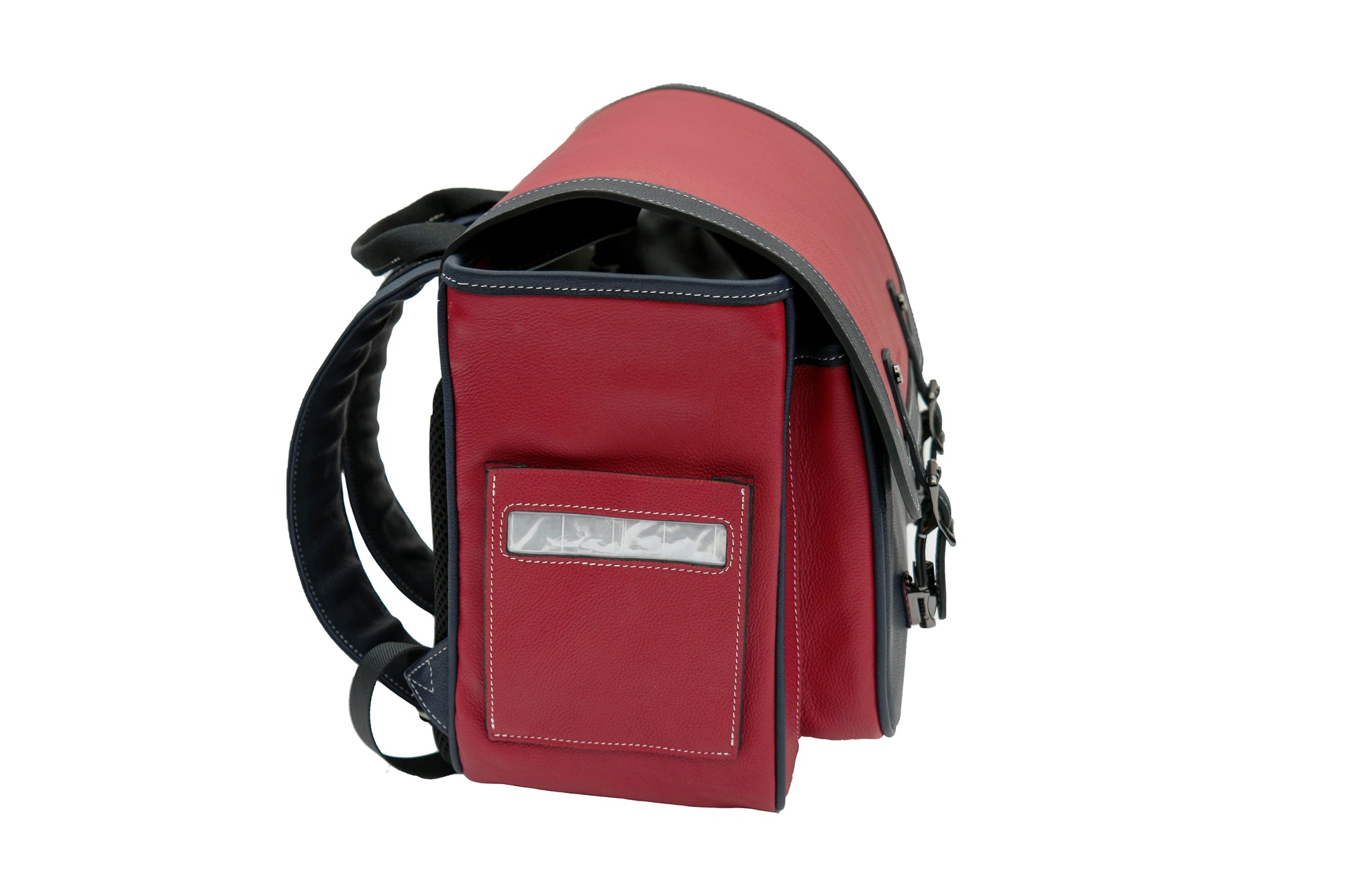 Physical Pattern】leather backpack for Childrens,Horizontal cowhide ba