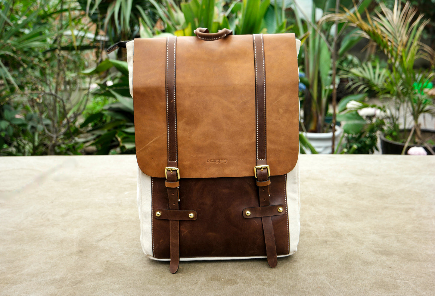 【Bag Pattern】Making a Leather Backpack,Making vegetable tanned leather briefcase,Classic Leather Backpack