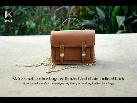 [PDF Pattern] Mini messenger bag,Carry a handbag,leather handbags